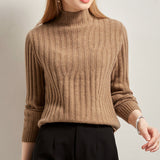 Half Turtleneck bottoming Casual Simple Slimming Knitted Cashmere Sweater