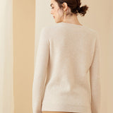 Round Neck Classic Crew Neck Sweater Cashmere Sweater