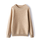 Round Neck Classic Crew Neck Sweater Cashmere Sweater