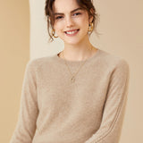 Round Neck Classic Crew Neck Sweater Cashmere Sweater
