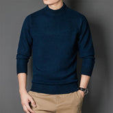 100% Pure Cashmere Menโs Crew Neck Sweater โ Classic Luxury Knit Pullover