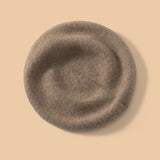 Women Cashmere Beret Hat Classic Cashmere Beret Lightweight Cap