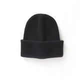 Soft Warm Hat 100% Cashmere Ribbed Knit Beanie