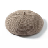 Pure Cashmere Beret Hat Cashmere Knit Cap for Women
