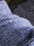 Pure Cashmere Thick Round Neck Pullover Bottoming Knitted Sweater