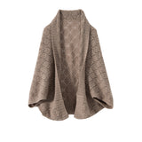 Women's Lace Knit 100% Cashmere Scarf Shawl Cardigan Wrap