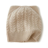 Women Cute Warm Cashmere Soft Winter Cat Ear Beanie Hats
