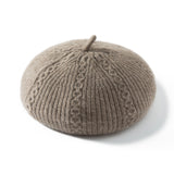 100% Cashmere Beret Beanie Hat Cap Winter Warm Hats