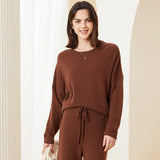 Women's Round Neck Loose Classic Classic Cashmere Sweater
