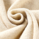 100% Cashmere Women's Classic Turtleneck Loose Knitted Sweater