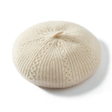 100% Cashmere Beret Beanie Hat Cap Winter Warm Hats
