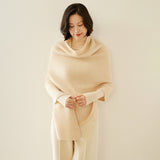 Women's 100% Cashmere Luxury Knitted Wrap Travel Shawl Scarf
