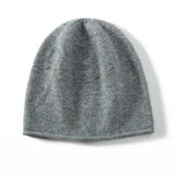 100% Pure Cashmere Lightweight Textured Beanie Cap for Women