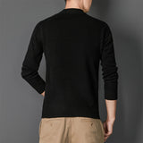 100% Pure Cashmere Men’s Crew Neck Sweater – Classic Luxury Knit Pullover