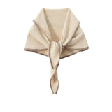 Women Contrast Edge 100% Cashmere Neck Scarf Two-Tone Shawl