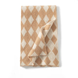 Women's Pure Cashmere Argyle Winter Warm Scarf Shawl