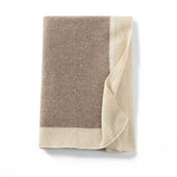 Two-Tone 100% Cashmere Colorblock Wrap Shawl Warm Scarf