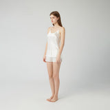 Classic Silk Cami Pajama Set Luxury Silk Sleepwear Set For Women