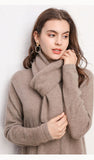 Women's 100% Pure Cashmere Classic Knit Scarf