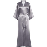 Women Silk Kimono Robe Long  Mulberry Silk Robes